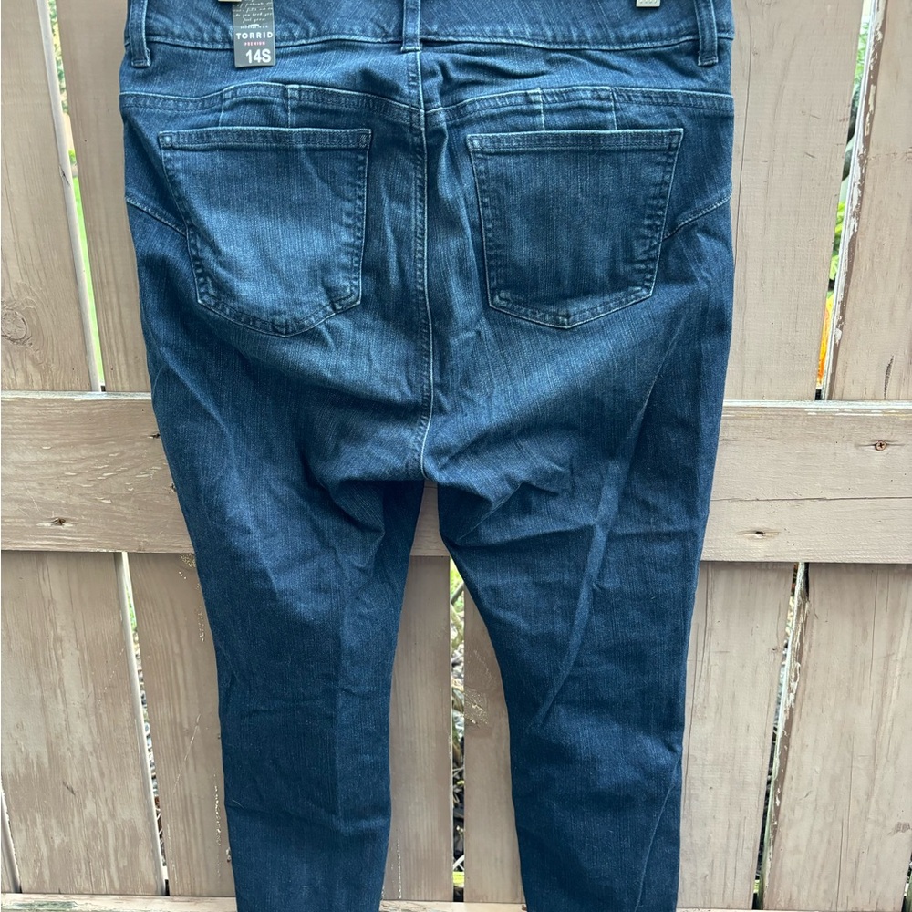🎉NWT🎉 Torrid Premium Stretch Bombshell Skinny Sz 14s Jeans - Picture 8 of 9